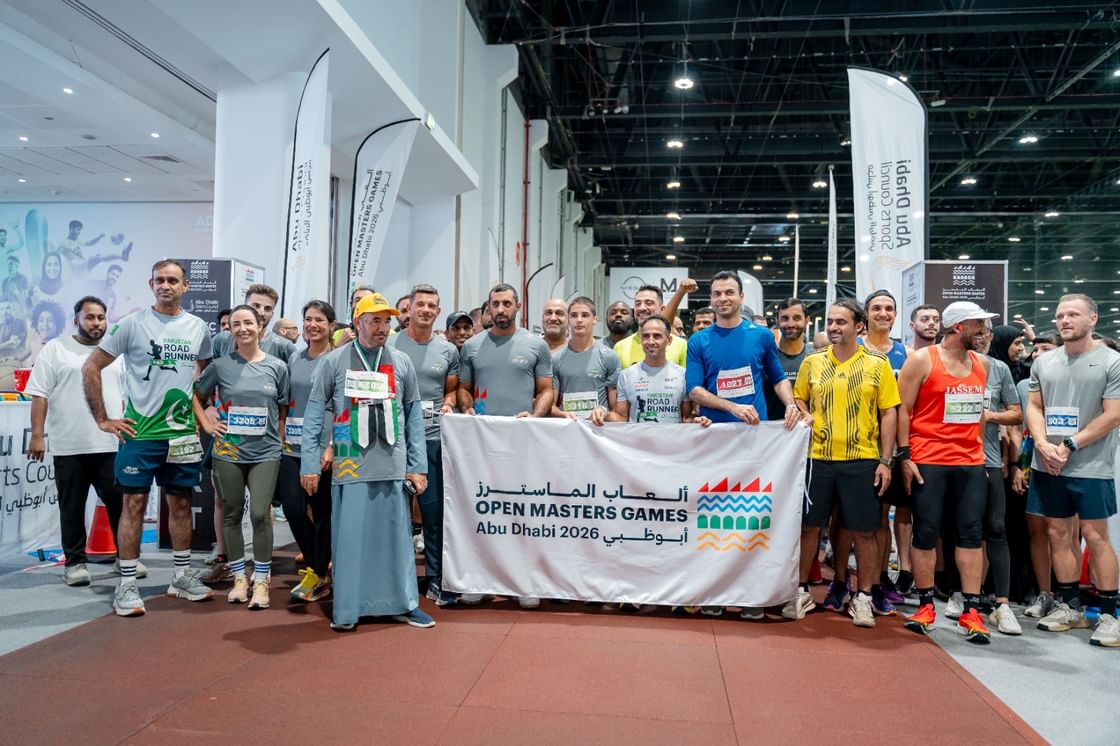Community run at ADNEC kick-starts excitement for Open Masters Games